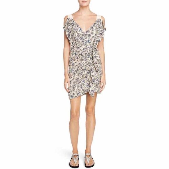 Isabel Marant Etoile Rope Topaz Linen Dress - Picture 1 of 8